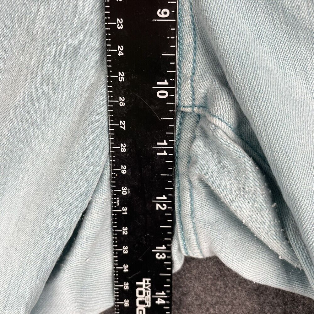 Torrid Regular Button Light Blue Colored Mid-Rise… - image 6